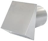 Air King PWC6R Professional Hood Wall Cap, 6 Inch Round