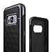 Caseology for Galaxy S8 case [Parallax Series] - Slim Protective Secure Grip with Textured Geometric Design Case for Galaxy S8 - Black/Orchid Gray