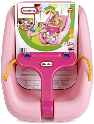 1 Snug 'n Secure Swing, Pink: Amazon.sg 