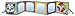 Playgro 0186971 Convertible Tummy Time Mirror and Book STEM for a Bright Future, Multi