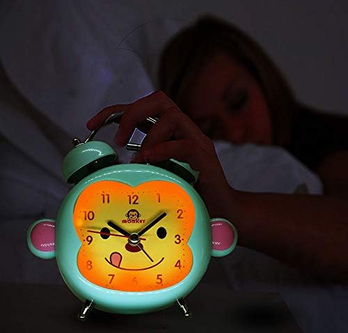 目覚まし時計 子供 大音量 新年 小学生の入学プレゼント 置き時計 猿 青 ー こども 起床訓練 B07zsxp2js 968円 人気海外一番 100 品質保証 全品送料無料 即日出荷 Sale開催中