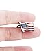 FIBO STEEL American Flag Cufflinks for Men Business Wedding 1 Pair