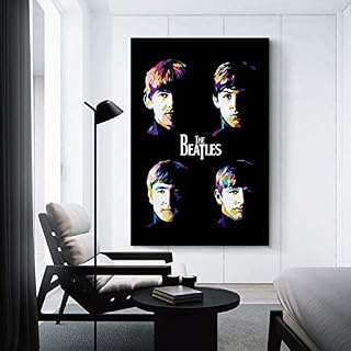 XYDQ Poster sur toile The Beatles Band 1 et décoration murale – 40 x 60 cm - Les Beatles, Paul McCartney, John Lennon, RIngo Starr, George Harrison XYDQ Poster sur toile The Beatles Band 1 et décoration murale - 40 x 60 cm – Image 3