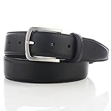 Leather Belts for Men Business Style 35mm Wide