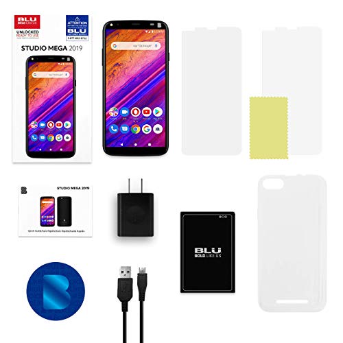 BLU-Studio-Mega-2019-60-Display-Smartphone-32GB2GB-Ram-Black