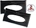 Tempo Car & Truck Black Leather Visor Tissue Case Starter Pack - Set of 2