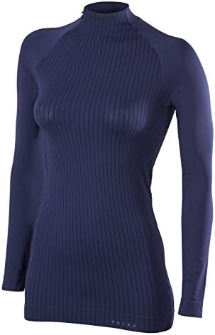 FALKE ESS Women Warm Close Fit half zip shirt, Sizes XS-XL, multiple colours, polyamide mix - Sweat wicking, fast drying, protection in mild to cold temperatures