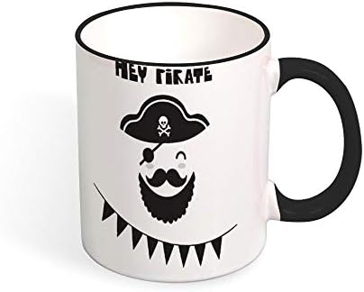 Amazon Co Jp かわいい海賊黒と白のイラストマグカップ コーヒーカップ コップ プリント 個性 使いやすい 容量0 33lタイプ おしゃれ 耐熱 繰り返し使用可能 仕事用 贈り物 ギフト食器 グッズ 通販 ホーム キッチン