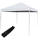 Sunnydaze Quick-Up Instant Canopy Event Tent Shelter with Carrying Bag White / 12-Foot