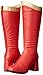 Ellie Shoes Women's 300 Super Boot, Red/Gold, 10 M US