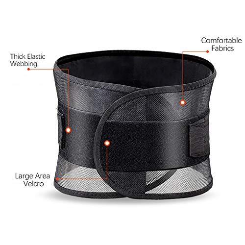 image for Jinjin Heal Back Pian Naturally Lumbar Support Belt,Breathable Mesh Ba