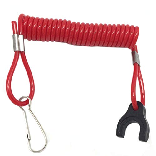 Autone 1PC Boat Outboard Engine Motor Lanyard Kill Stop Switch Safety Tether for TOHATSU - Thumbnail 5