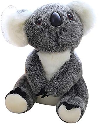 LBgrandspec Cute Simulated Koala Plush Toy Super Soft Stuffed Animal Doll Birthday Gift