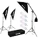 MOUNTDOG 1350W Photography Studio Softbox Lighting Kit Continuous Lighting System Photo with 4pcs E27 Bulbs Arm Holder Photo Video Soft Box Lighting Set for YouTube Filming Portrait Shooting primary