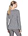 Amazon Essentials Women's Tech Stretch Long-Sleeve T-Shirt, Black Heather, Medium