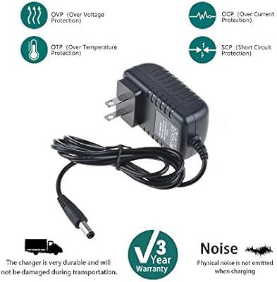 Sllea 12v Ac Dc Adapter D C 12v For Kid Motorz Hummer Hx Millitary Style H2 2 Seater 12 Volt Electric Battery Kids Ride On Toy 01 01 Truck Car W Barrel Round Plug Tip Not