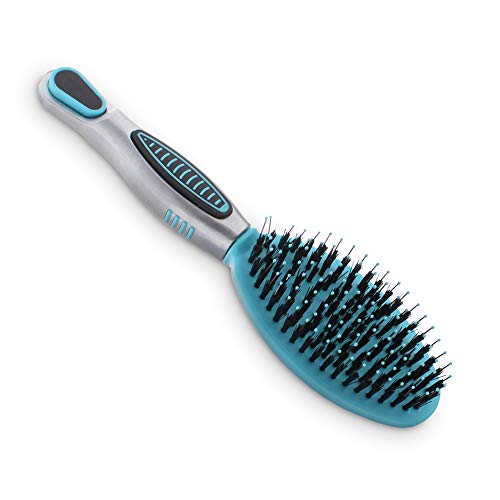 Groomist Ball Tip Porcupine Pin Dog Brush With Ergonomic Soft Grip