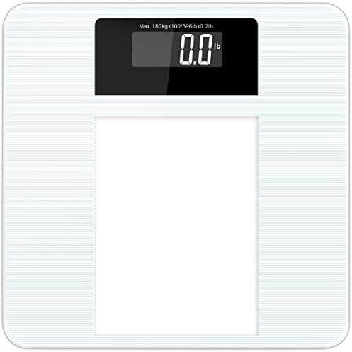 FRK Precision Digital Body Weight Bathroom Scale, High Accuracy with Tempered Glass Platform, Slim Design, Smart Step-on Technology, 2 Year Warranty