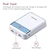 Yoobao Portable Charger 10000mAh Power Bank Compact External Battery Pack 2 Input & 2 Output LED Display Powerbank Compatible with Cell Phones - Blue