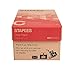 Staples Copy Paper Multi-Purpose Copier and Fax Machine Carton, Letter Size, Acid Free, 92 Bright, 20 lb, White, 5000 Sheets/Case