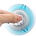 Wensltd Aluminium Alloy Tri-Spinner Fidgets Toy Stress Reducer Relieve Anxiety and Boredom (Blue&Silver)