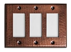 Monarch Pure Copper Hammered Triple Rocker Wall