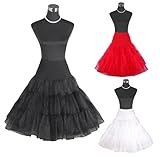Fonr 50s Vintage Rockabilly Net Petticoat Skirt Tutu ,26