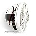 Wet Sounds REVO 6-XSW-SS White XS/Stainless Overlay Grill 6.5 Inch Marine LED Speakers (Pair) (Renewed)
