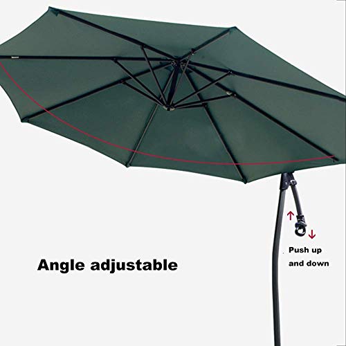 XHCP Sonnenschirm, Sonnenschirm, Regenschirm 3m Bananen-Sonnenschirm - Garten-Cantilever-Regenschirm - Verstellbare… – Bild 8
