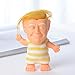 RACODA Donald Trump 2020 Election Collect Modle Long Hair Troll Doll 4pcs DIY Wearing Suit Flag Clothes Doll