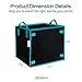 OPULENT SYSTEMS 6 Pack 10 Gallon Heavy Duty Square Grow Bags Thickened Nonwoven Fabric Pots with Handles and Stick Holders for Poles (Black)thumb 1