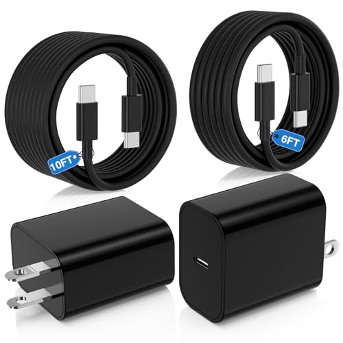 USB C Ladegerät für Samsung Galaxy S26/25 Ultra,Schnellladegerät USB mit Ladekabel 3m für Galaxy S26/25 S24 23 Ultra/S22/S21,USB C Mehrfach Netzteil f