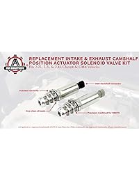 Kit de válvula solenoide de entrada y escape para el eje de levas   Reemplazo # 12655421, 12655420   Compatible con Chevy Cobalt, HHR, Malibu, Equinox, GMC Terrain, Pontiac G6 y más vehículos GM   2.0, 2.2, 2.4L