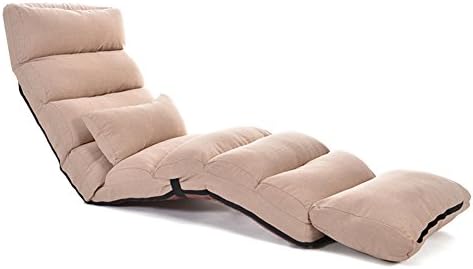 Tatami floor chair sofa lazy folding couch-beds lounge deck recliner bedroom wave window pad-C