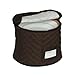 9 Chocolate Microfiber Chest For Soup Bowls