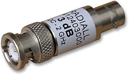 Connectors - RF/Coaxial - ATTENUATOR BNC 1W 3DB 3GHZ - R412403124.