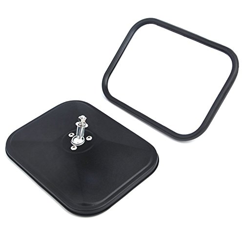 image for Iparts 1 Pair Side View Mirror Driver Outside Rectangular Rear View Mi