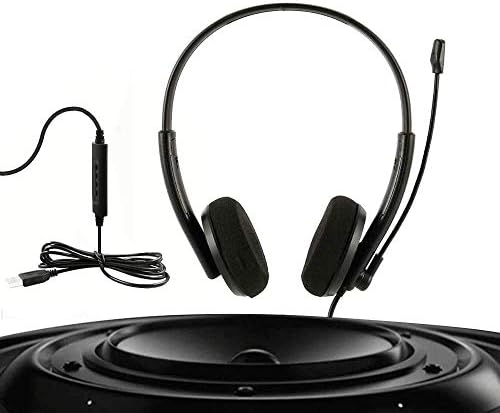 ヘッドセット ノイズキャンセリング ヘッドフォン マイク テレワーク Usb Web Skype 会議 在宅勤務 コールセンター ビデオチャット パソコン用 コンピューター ビジネス会議 遠隔教育 男女兼用