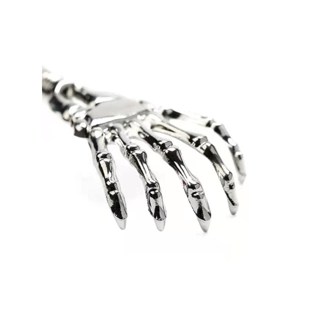 Extendable Back Scratcher Metal Ghost Dead Skeleton Massage Pink Hand Toy Itch