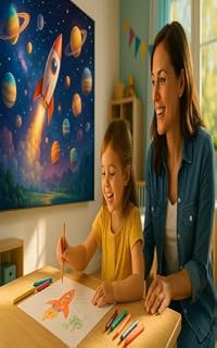 Livro Mãe Inteligente : A Expansão do Universo (2 a 5 Anos) com IA - Volume 3