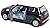 Set of 4: 5" Mini Cooper 1:28 Scale (Blue/Black/Red/Yellow)