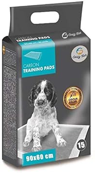 Goofy Tails Puppy Activated Carbon Odour Remover Training Potty Pads, 15-Pads, 90X60 cm