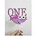 GmakCeder Shark ONE Birthday Cake Topper for Baby shark 1st First Birthday Pink Girl