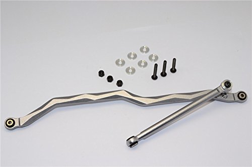 Axial Wraith & RR10 Bomber Upgrade Parts Aluminum Steering Link - 2Pcs Set Gray Silver