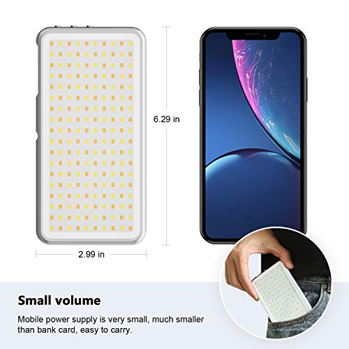 LBHMEI Dimmable LED Video Light Camera Panel - Portable Light, LED Light for Canon, Nikon, Pentax, Panasonic,Sony, Samsung and Olympus Digital SLR Cameras