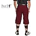 Golf Knickers Maroon Microfiber (Plus Fours) for Men