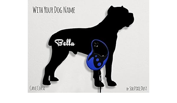 Cane Corso Dog Custom Name Dog Leash Holder Wall Hook