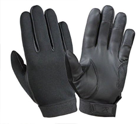 Cold Weather Lined Neoprene Stretch Fabric Military SWAT Police Duty Gloves