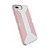 Speck Products Presidio Grip Case for iPhone 8 Plus (Also fits 7 Plus and 6S Plus/6 Plus), Dove Grey/Tart Pink