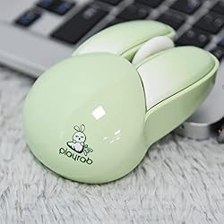 Lomiluskr Cute Bunny Wireless Mouse, Lightweight